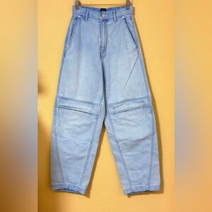 BDG Urban Outfitters Women’s High Rise Extreme Baggy Jeans 25 Light Wash